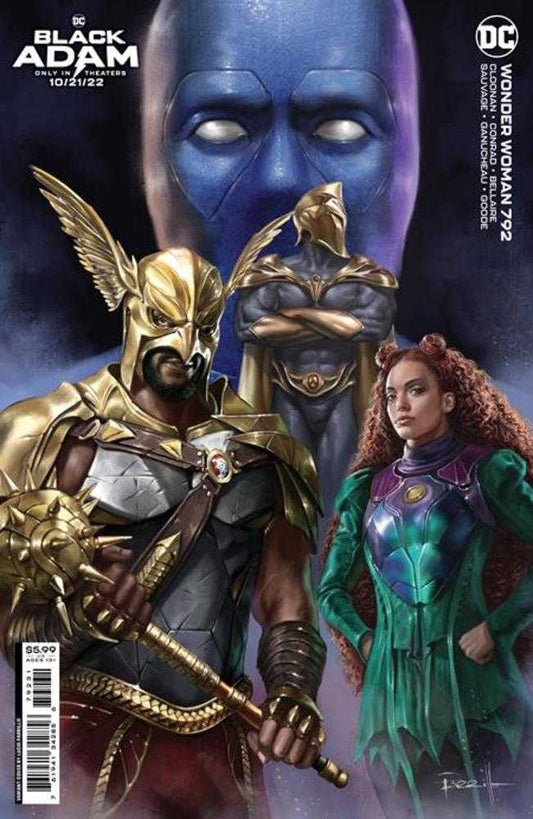 Wonder Woman #792 Cover C Lucio Parrillo Black Adam Movie Card Stock Variant - The Fourth Place