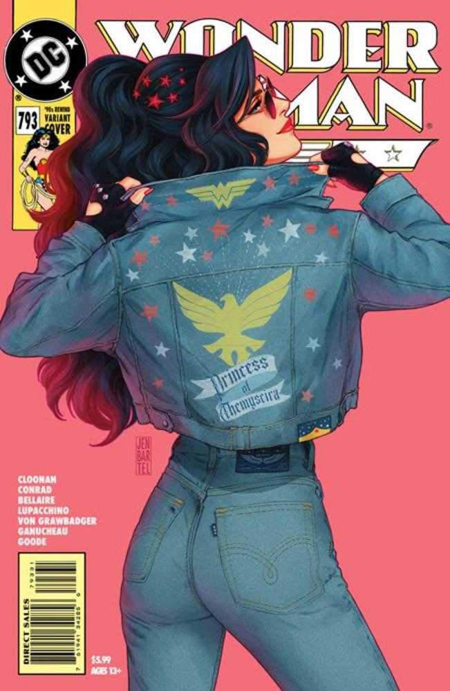 Wonder Woman #793 Cover D Jen Bartel 90s Cover Month Card Stock Variant (Kal-El Returns Tie-In) - The Fourth Place