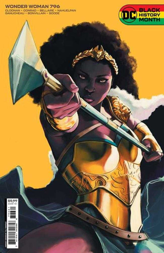 Wonder Woman #796 Cover D Taj Tenfold Black History Month Card Stock Variant - The Fourth Place
