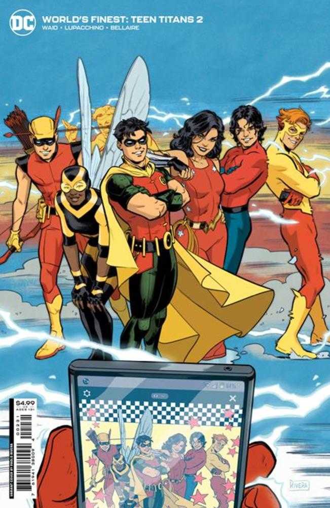 Worlds Finest Teen Titans #2 (Of 6) Cover C Paolo Rivera Card Stock Variant - The Fourth Place