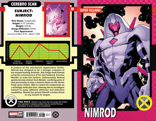 X-Men #20 Camuncoli Trading Card Variant - The Fourth Place