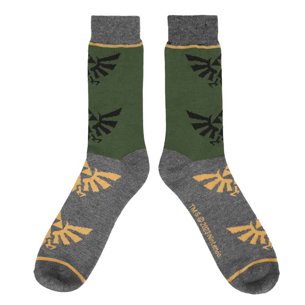 Zelda Hyrule Crest Crew Socks - The Fourth Place