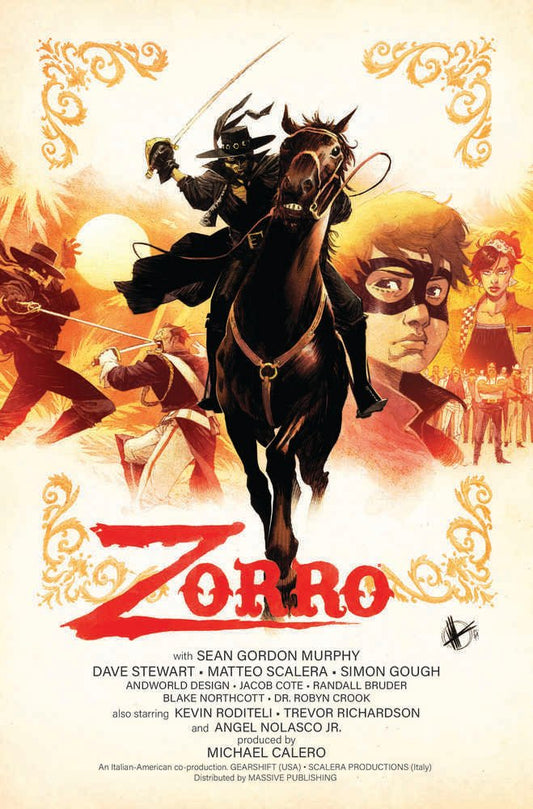 Zorro Man Of The Dead #1 (Of 4) Cover C Scalera Movie Poster H - The Fourth Place