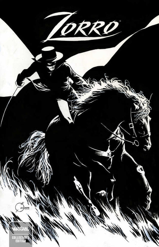 Zorro Man Of The Dead #1 (Of 4) Cover E Joe Quesada Black & White (Mature) - The Fourth Place